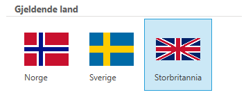 skjermbilde av focus konstruksjon som viser norske, svenske og britiske standarder