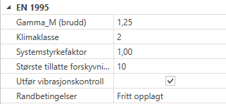 randbetingelser tabell focus konstruksjon