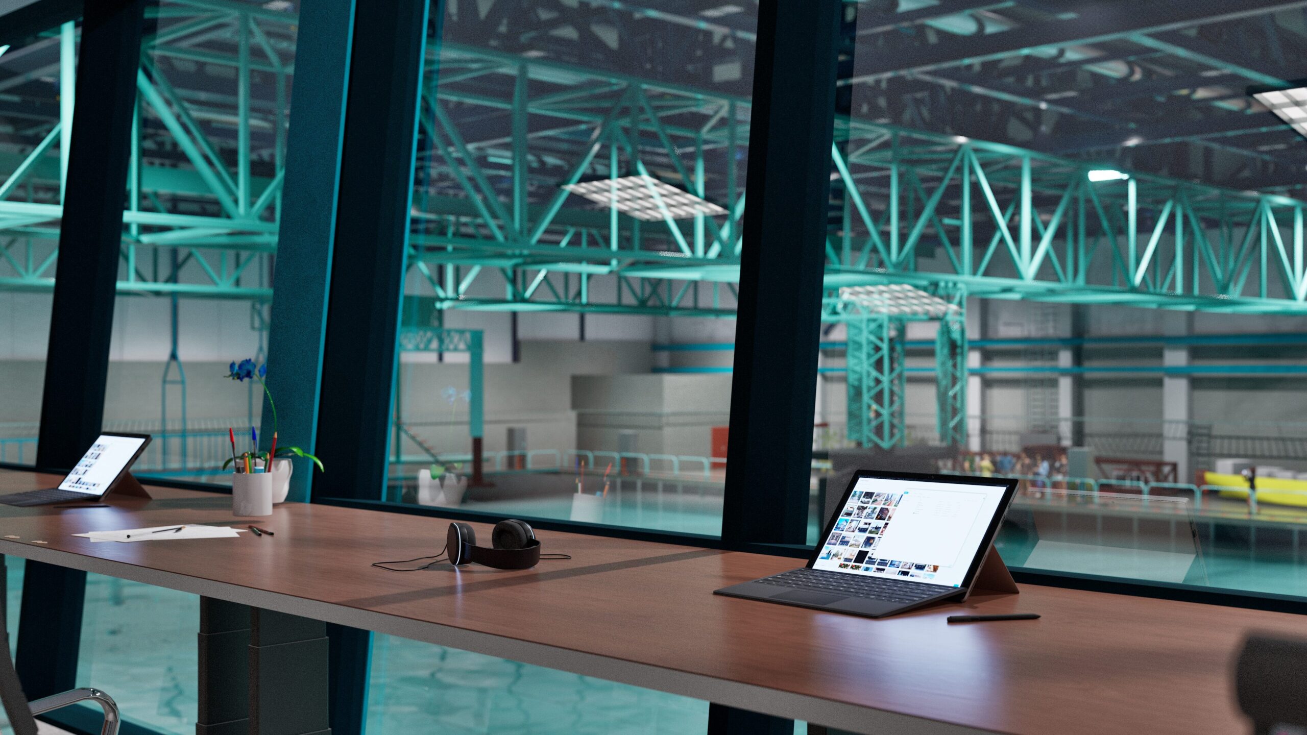 Twinmotion visualisering kontrollrom