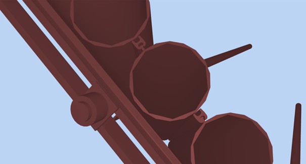 Focus RAT Geoteknikk - Detalj av rørspunt, pute og stag.