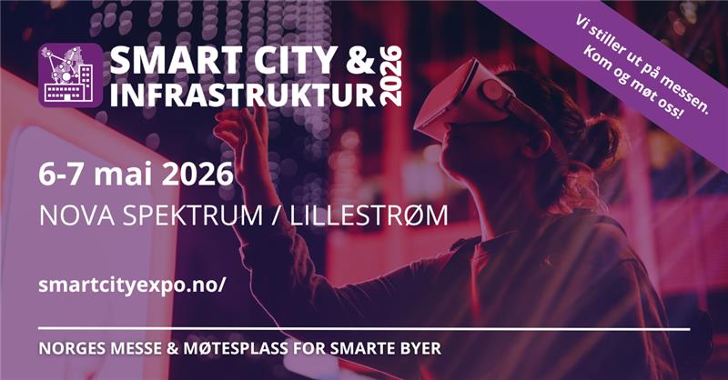 Møt oss på Smart City & Infrastruktur 2026